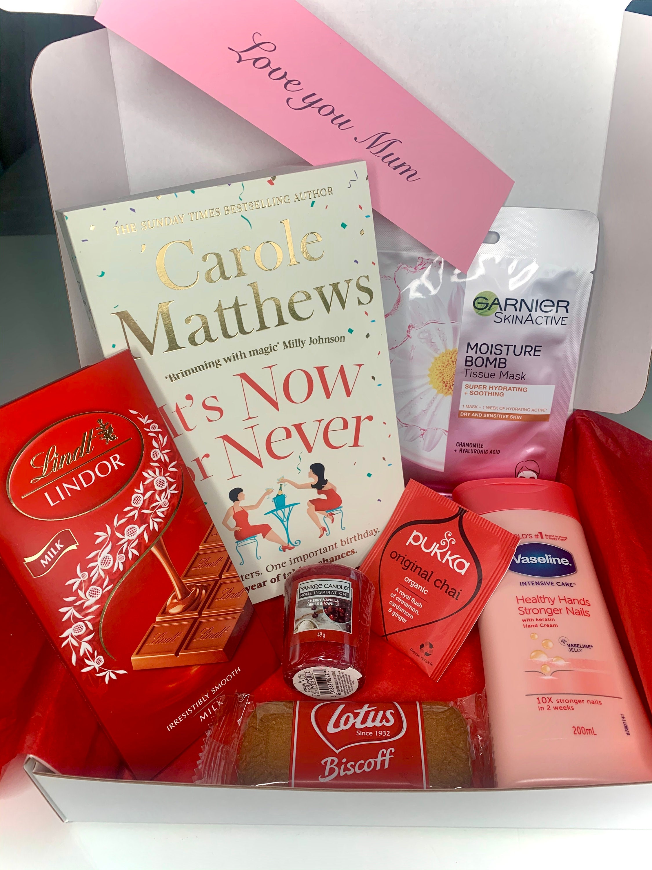 Book gift box hamper. Lockdown birthday gift for her. Etsy