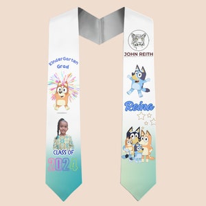 Pre-K Kindergarten Stoles Customized Elementary School Personalized Graduation Stoles