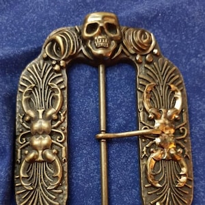 Pirate Jack Sparrow Skull & Beetle belt buckle - dmtnt