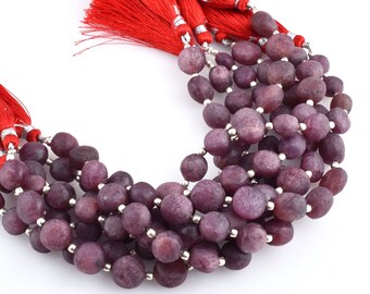 8 Inches Strand Natural Ruby Ziosite Nuggets 15mm to 35mm Smooth Gemstone Beads Rare Ruby Ziosite Beads No3270