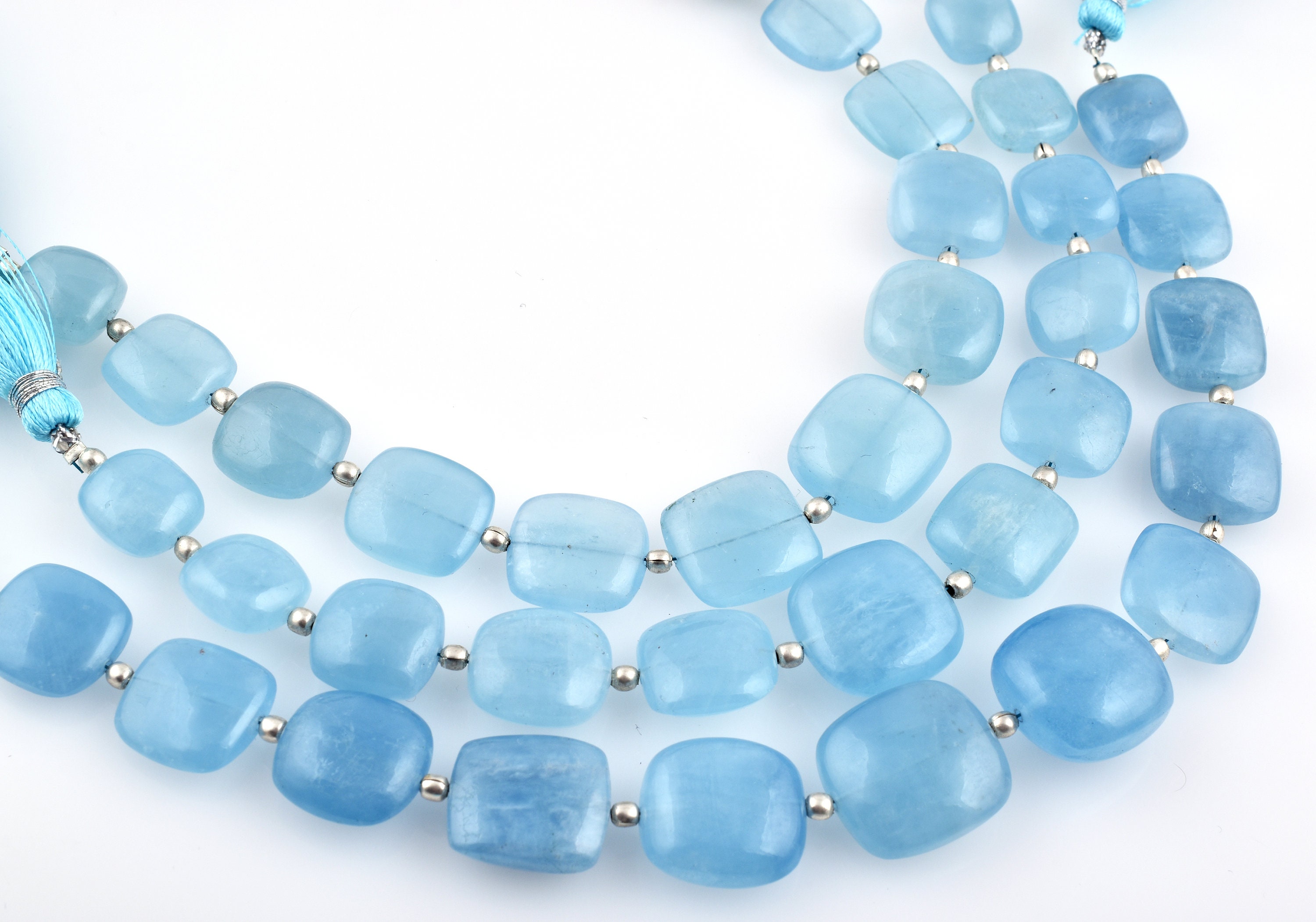 Natural Aquamarine Smooth Beads Aquamarine Beads Aquamarine Etsy