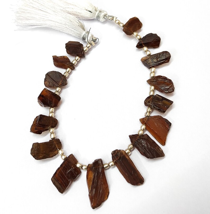 natural ruby andalusite tourmaline gemstone necklace 16/" solid 18k gold