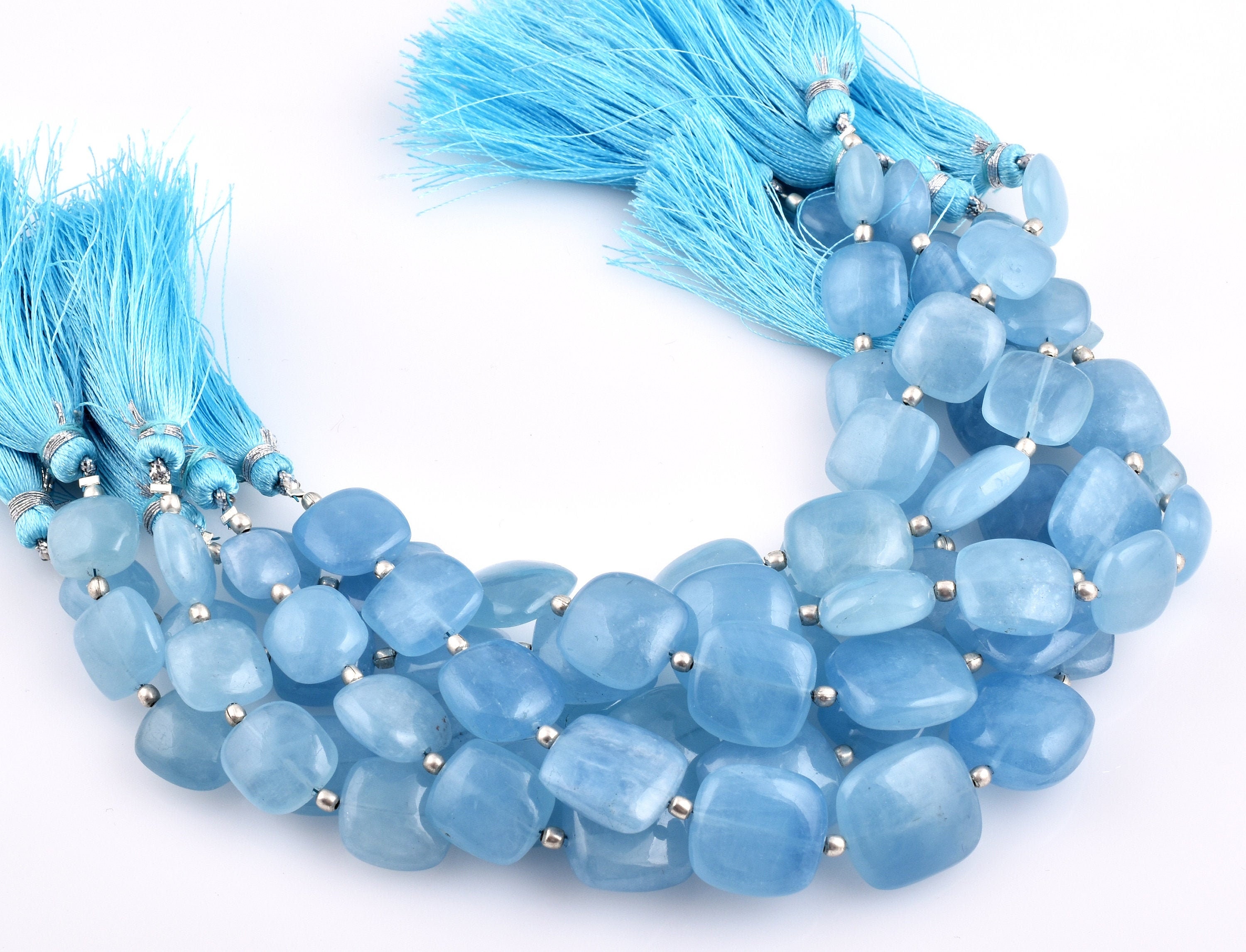 Natural Aquamarine Smooth Beads Aquamarine Beads Aquamarine Etsy