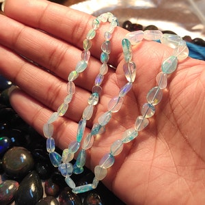 Ethiopian Opal Smooth Nuggets Beads, Opal Nuggets Beads, 16inch, Gemstone Beads, Opal Beads, Smooth Nuggets Beads
