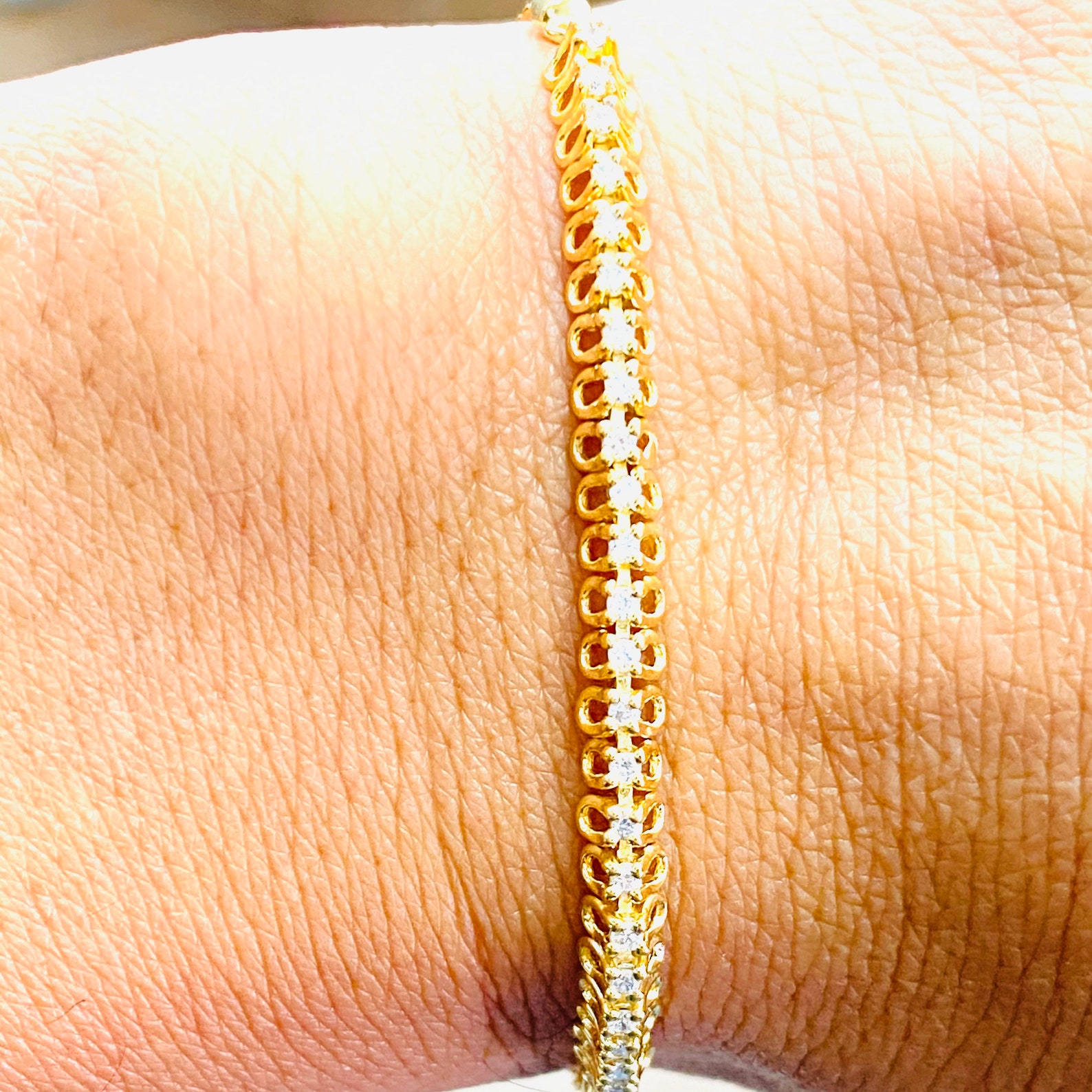 18K Gold Over Sterling Silver with 1/3Cttw Natural Diamond Etsy