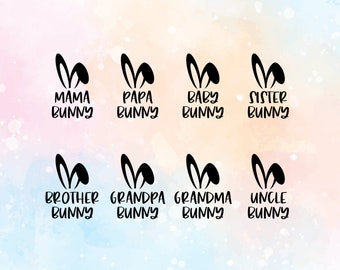 Free Free Family Bunny Svg 435 SVG PNG EPS DXF File