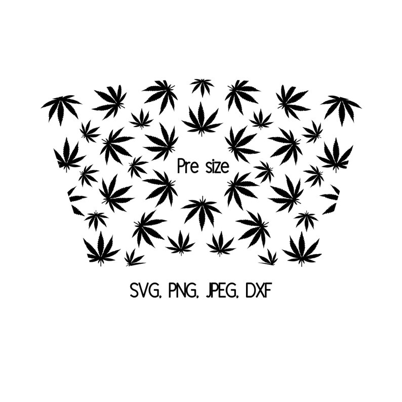 Download Full Wrap Starbucks Weed Cold Cup SVG DYI Venti Cup ...