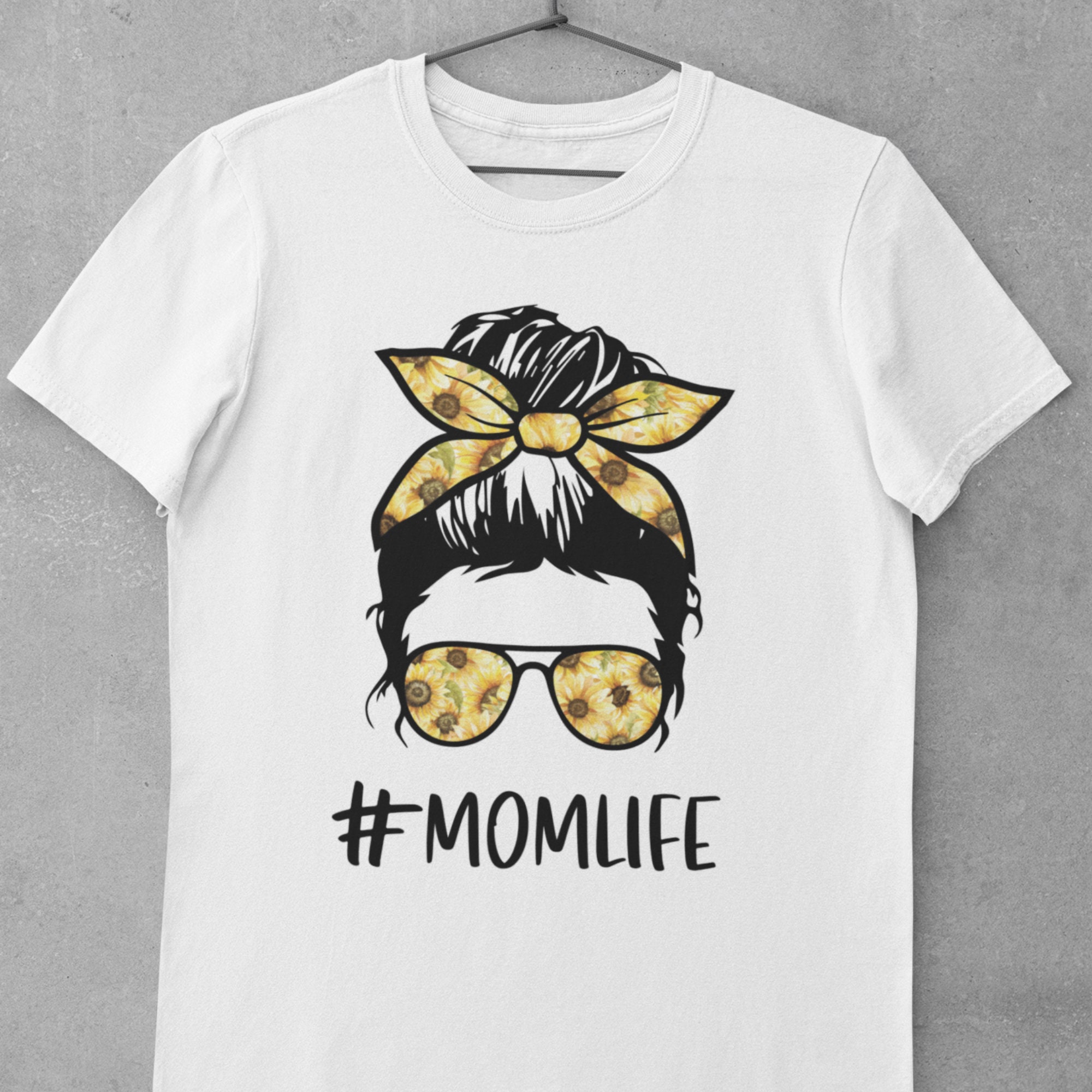 Mom Life Png Mom Life Png messy Bun Png Messy Bun Gift - Etsy