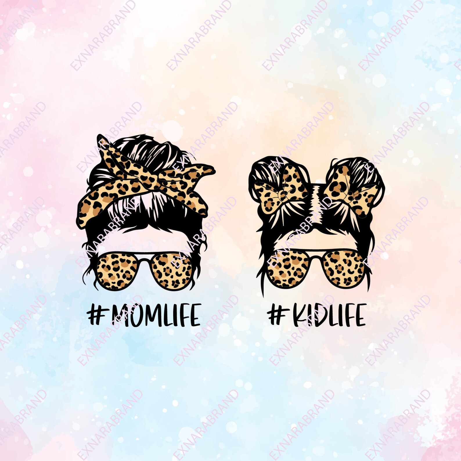 Download Mom life svg Kids life svg Messy Bun svg Messy Bun Gift | Etsy