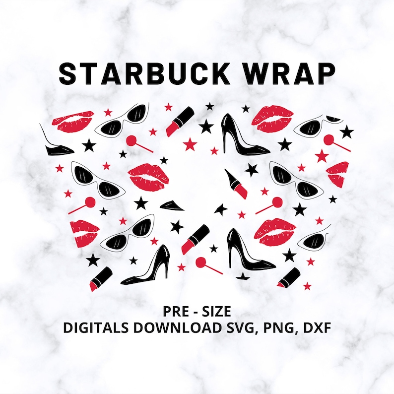 Beauty Starbucks cup SVG Full wrap starbucks SVG files for ...