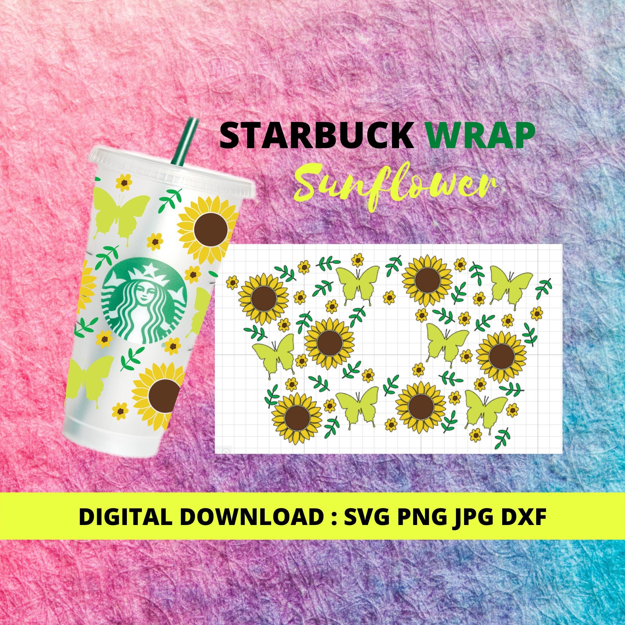 Free Free 238 Butterfly Starbucks Wrap Svg SVG PNG EPS DXF File
