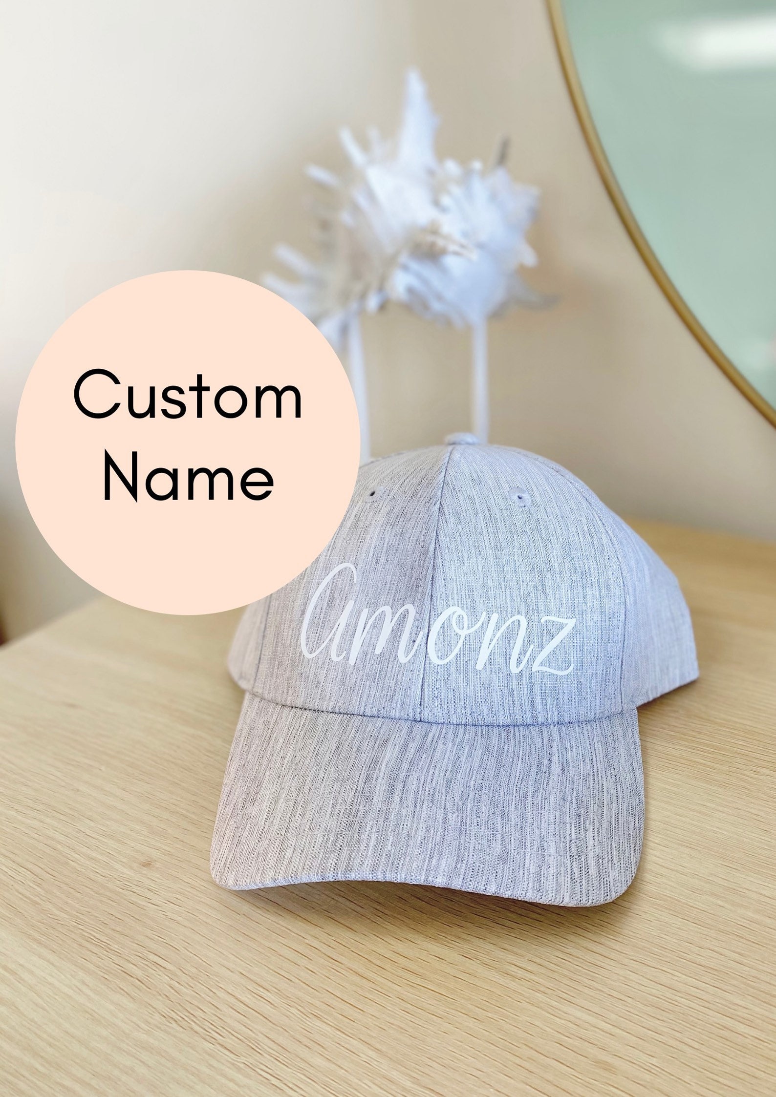Personalised Cap Personalised Gift Etsy