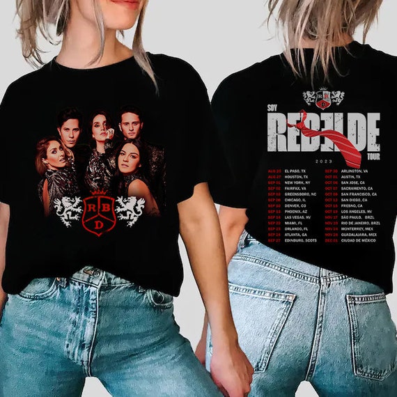 Soy Rebelde Tour 2023 Shirt, Rebelde Tour Shirt 2023, RBD Touring Shirt, RBD Logo Tee, Rebelde Vintage Gift for Fans