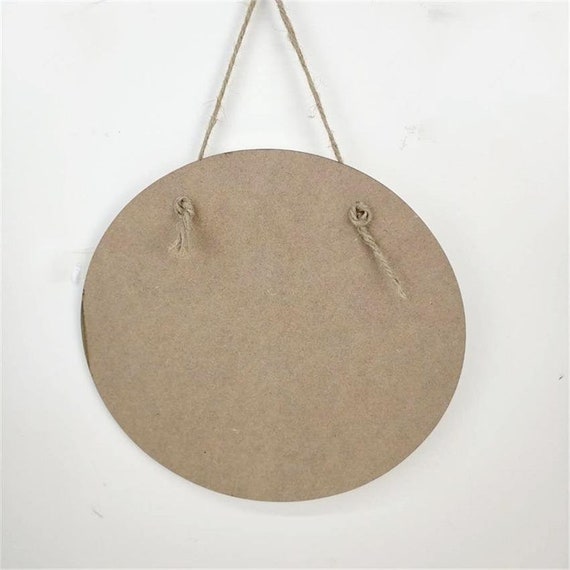 Findings Single Round Door Hanger Sublimation Blank/Round sublimation