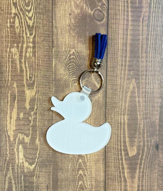 Rubber Duck Blank Key Chain/Acrylic/ Blank Key Chain/keychain sublimation blank/sublimation blank/key chain blanks/Sublimatable Acrylic