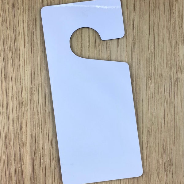 Single Sided/Double Sided Sublimation Door Hangers Blank /Door Hanger Sublimation Blank/Sublimation Blanks/Sublimation Door Hanger Blank