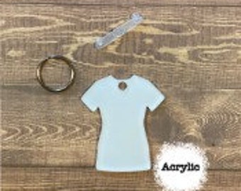 Llavero acrílico de enfermera en blanco: Manualidades de sublimación