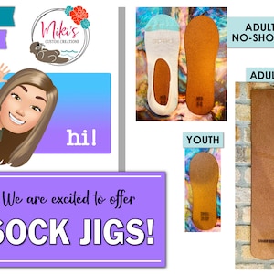 Sublimation Sock Jig: No Show, Streetwear, Hockey