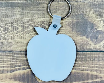 Apple Blank Key Chain,keychain sublimation blank, sublimation blank,blank,Apple blank,key chain blanks,apple blank