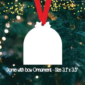 Sublimation ornament blanks | Dome ornament | Ornament for sublimating | Ornament blanks| Christmas Blanks | Dome Ornament | Arch