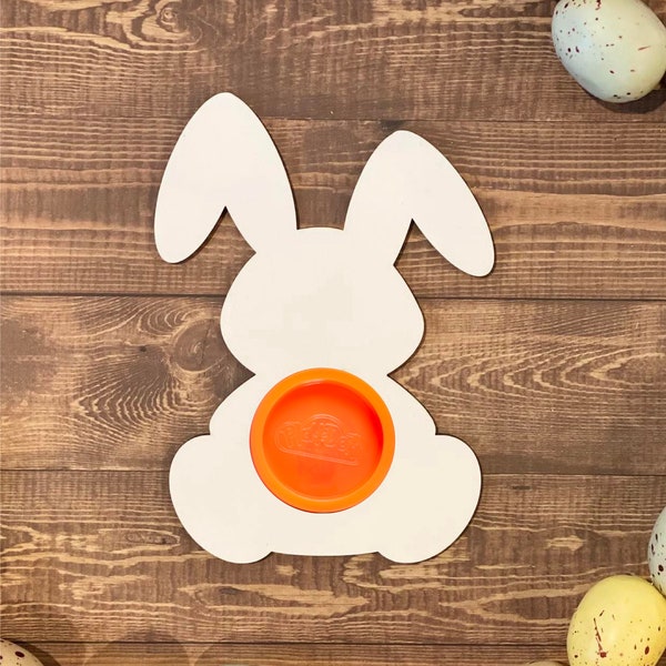 Easter Doh Holders/Easter Basket/Sublimation Easter/School Gift/Dough Holder/ Sublimation Blanks/ Bunny Shape/ Egg Shape Blanks/ Doh Holder