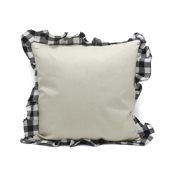 Sublimation Pillow Covers/sublimation Pillow Case Blanks/buffalo Plaid  Sublimation/buffalo Plaid Pillow Blanks/16 X16 Pillow Case/blanks 