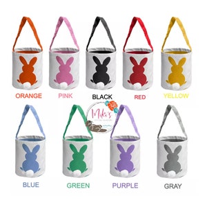 RTS***Sublimation Easter Basket, sublimation Easter Basket blanks, Linen basket sublimation, Basket blanks, Easter, Bunny, Bunny Bucket