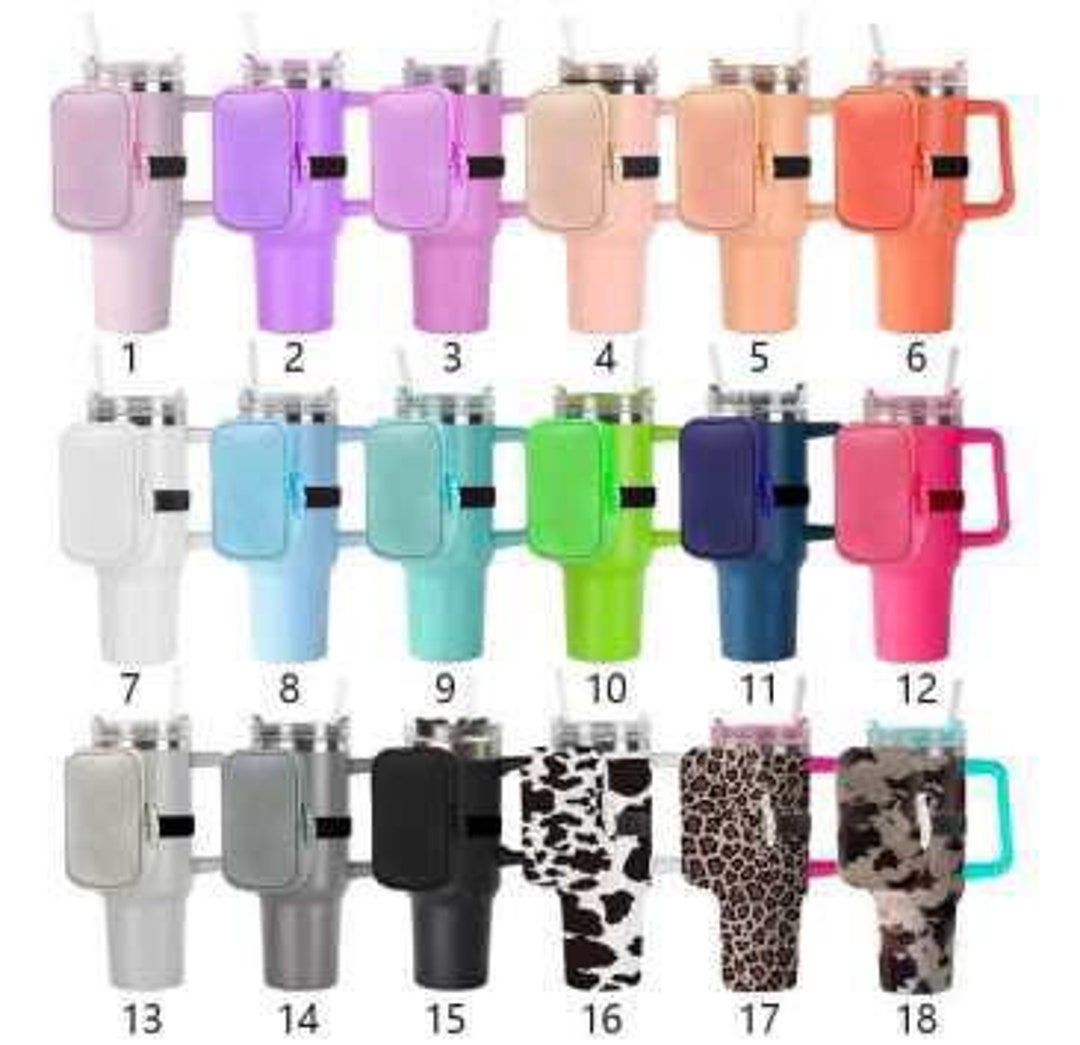 4 Pack Tumbler Carrier Holder with Shoulder Strap,For 30Oz Travel