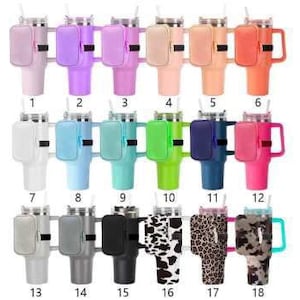 8PCS Water Bottle Pouch for Stanley Cup Fanny Pack Accessories Spill L –  360 Creative Approach