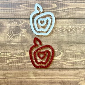 Apple アクリル ペーパークリップ/ブックマーククリップ昇華ブランク/プランナークリップ/ジャンボノートクリップ/ノートブックプランナークリップ/大型ペーパークリップ