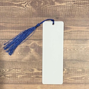 Marcadores de livros em acrílico sublimáveis | Marcadores de livros em branco para sublimação | Peças em acrílico cortadas a laser | Marcadores de livros em branco para sublimação (faça você mesmo) 2" x 6" x 1/8"