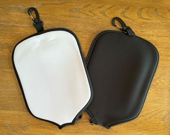 Sublimation Blank Pickleball Paddle Cover: Neoprene Paddle Protector