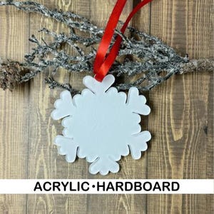 Sublimation ornament blanks | Snowflake ornament | Ornament for sublimating | Ornament blanks| Christmas Blanks | Snowflake