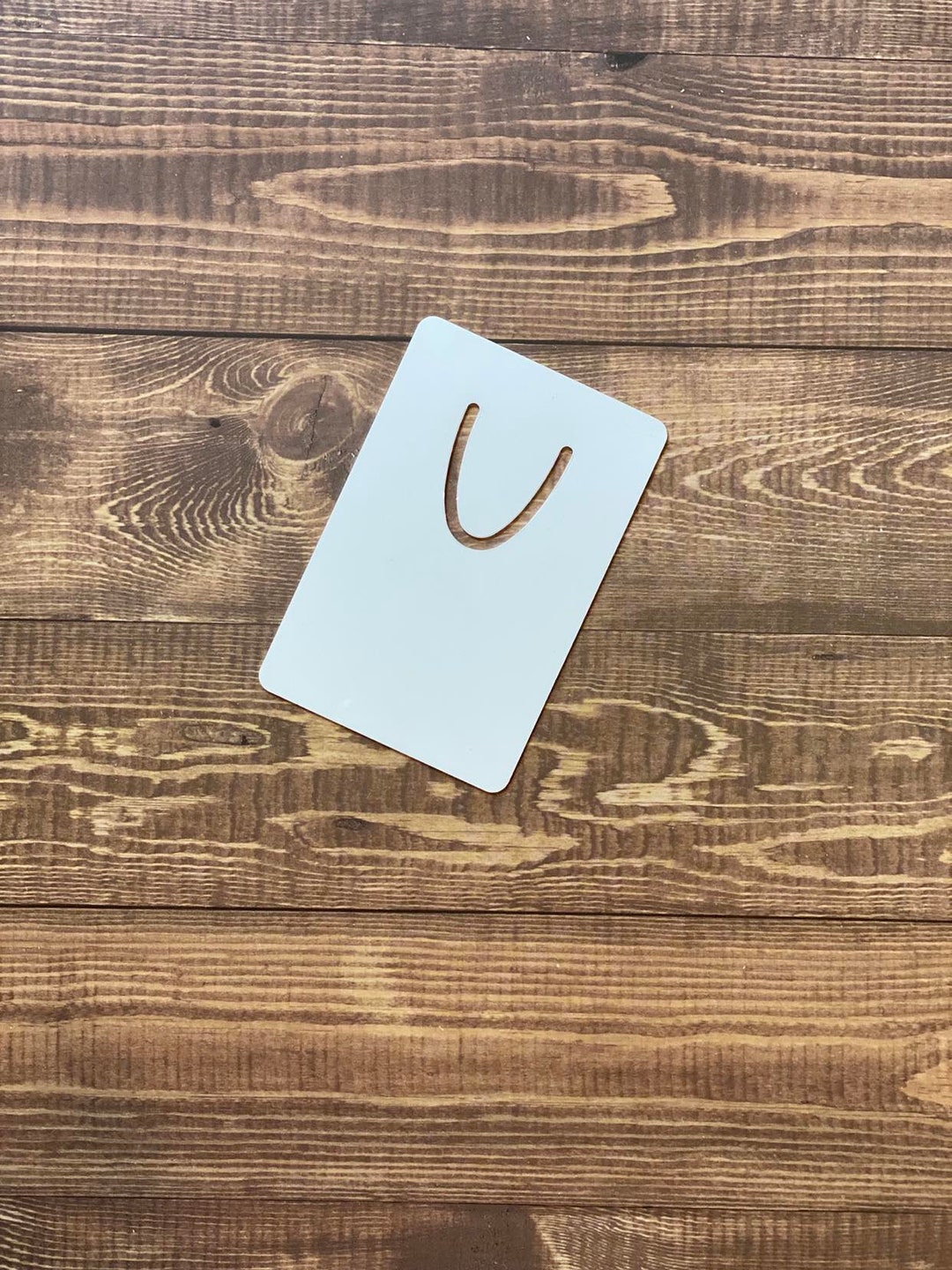 2 X 3 White Unisub Sublimatable Aluminum Book Mark With Radius Corners ...