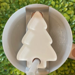 Christmas Tree Name Tag: 40oz Tumbler Sublimation Blank