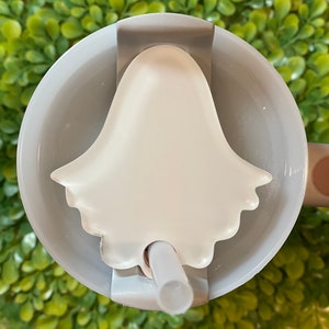 40oz Tumbler Ghost Name Tag Blank: Sublimation Accessory