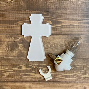 4 "4"Kreuz Form/Kreuz Nacht Licht Rohling/Sublimation Rohling Kreuz / Sublimation Rohling/Sublimation / Untersetzer Rohling/Blank/Acryl Kreuz/Religiös."
