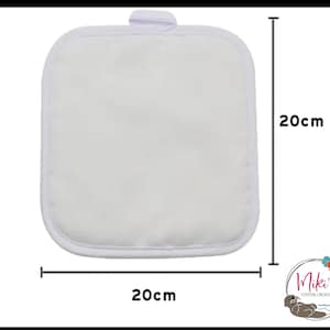 100% Sublimation Certified Pot Holder Blank/Sublimation Hot Pad/Sublimation Pot Holder/Pot Holder Blank/Sublimation Blank/Oven Mitt/Hot Pad