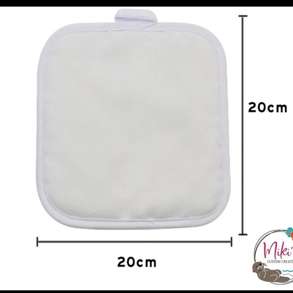 100% Sublimation Certified Pot Holder Blank/Sublimation Hot Pad/Sublimation Pot Holder/Pot Holder Blank/Sublimation Blank/Oven Mitt/Hot Pad