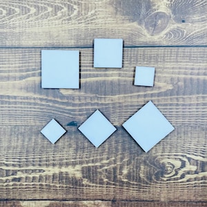 Sublimation Stud Earring Blanks | DIY Earring Blanks | Earring Blanks | Customizable Earring Blanks | Square Earrings | Diamond Earrings