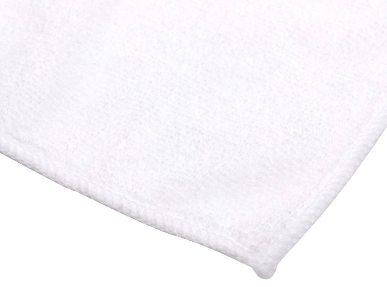 Breling Sublimation White Towels Waffle Weave Kitchen Towels 24 x 16 Inch  Dish Towels Microfiber Dish Drying Towel Absorbent Tea Towels (6 Pieces)