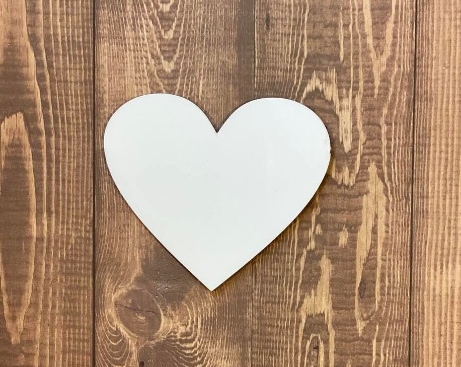 Heart Shaped Coffee Pod Hardboard Sublimation Blank
