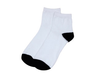 100% Polyester/25cm Herren Sublimation Anklets Socken Blanko-Sublimationsrohlinge/Socken