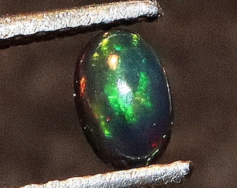 Black Opal-3x5 mm Welo fire opal-October birthstone-Opal Stone-Opal Cabochon-Loose Opal Stone-For Jewelry Making