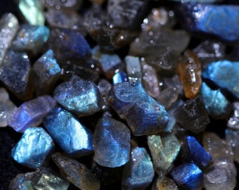 1 kg Raw Labradorite: Rough Stone for Jewelry Making
