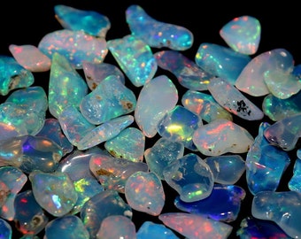 100 Pcs Opal Rough/Opal Crystal/Opal Raw Gemstone/Healing Opal/Opal Untreated Rough/Opal Polish Rough