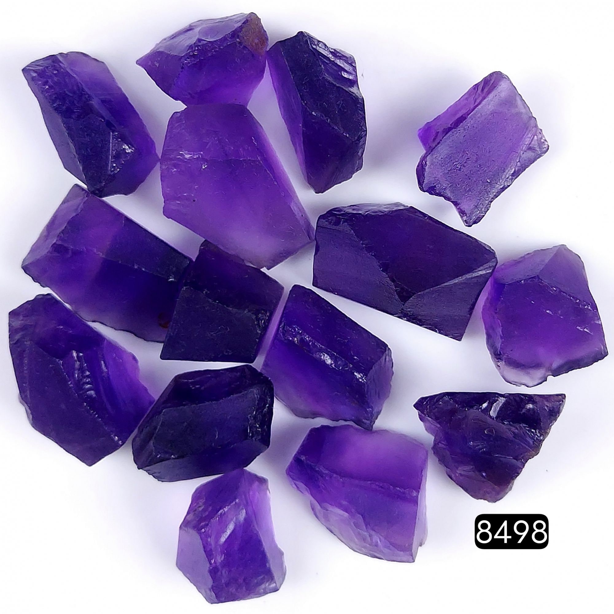 25 Raw Amethyst Gemstones: Natural Rough Crystals, 8-10mm - Etsy