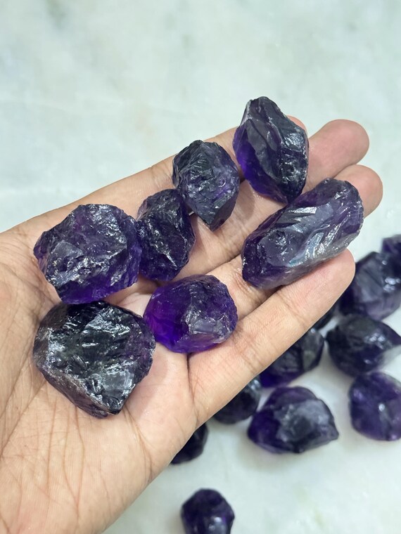 1 Kg Amethyst Raw Rough Stones 35mm 50mm /Gemstones/Wire Wrap