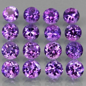 20 Stück 4 MM facettierte afrikanische Amethyst Edelsteine