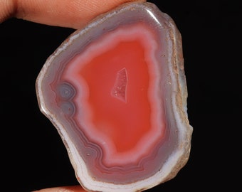 Classic Top Quality Natural Red Botswana Agate Fancy Shape Cabochon Loose Gemstone For Making Jewelry 73.90 Ct 37X29X8 MM SS-150